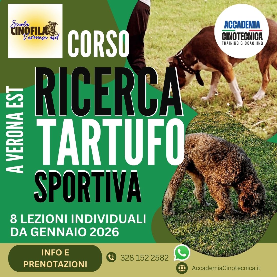 Corso di Preparazione alla Ricerca Sportiva del Tartufo a Verona Est