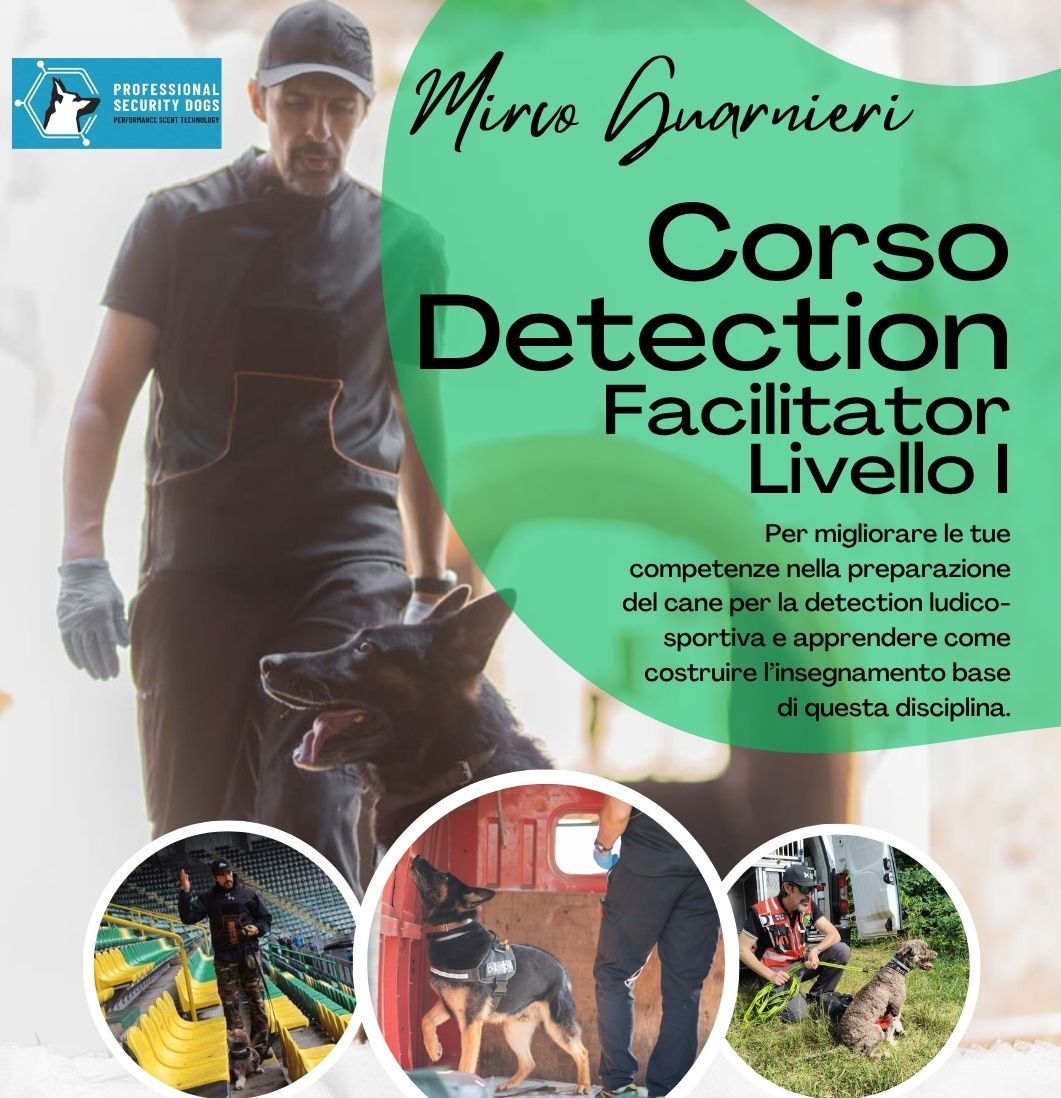 Corso di Detection Facilitator Livello I° – sabato e domenica 26 e 27 settembre 2026