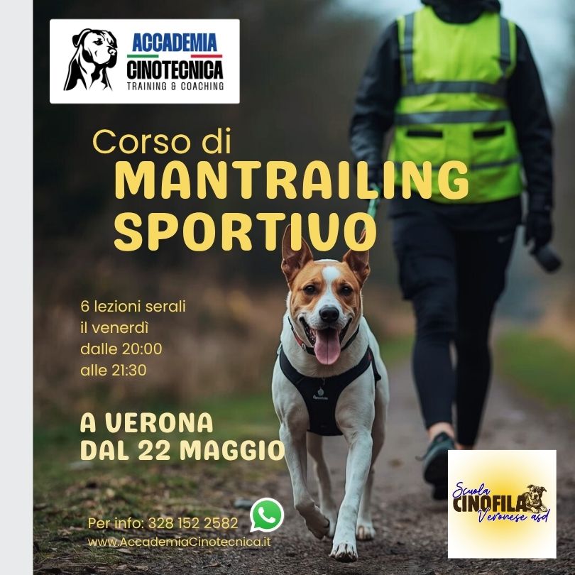 Corso di MANTRAILING SPORTIVO a Verona Est dal 22 maggio 2026